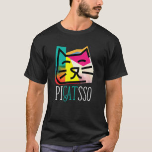 Artist I Art Teacher I Picatsso I Funny Cats T-Shirt