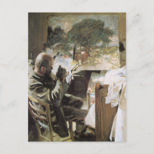 Artist in His Studio by John Singer Sargent Postcard