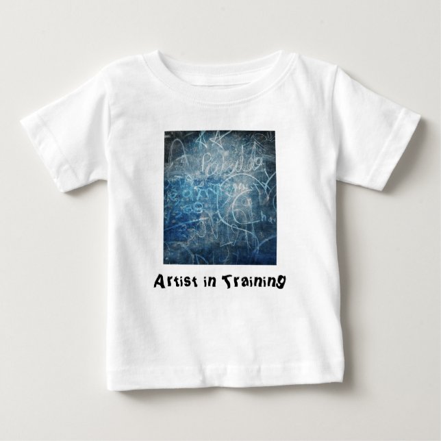 Artist in Training! Scribble and Doodle Art Baby T-Shirt (Front)