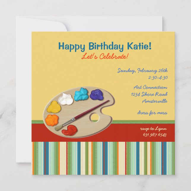 Artist Invitation (Front)