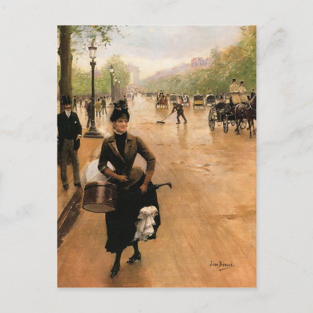 Artist Jean Beraud Postcard (Front)