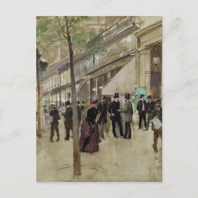 Artist Jean Beraud Postcard (Front)