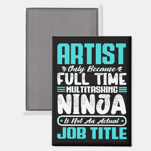 Artist Job Title Profession Artistic Art Creative  Magnet