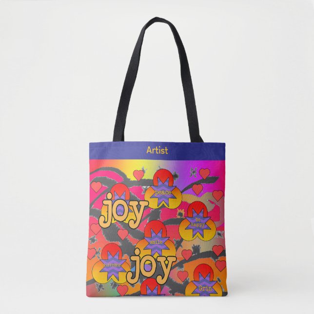  Artist Joy Fun  Tote Bag (Front)