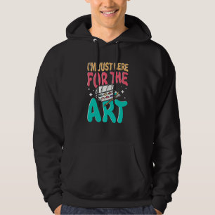 Artist Outfit Apparel for Painter Sketching Paint Hoodie