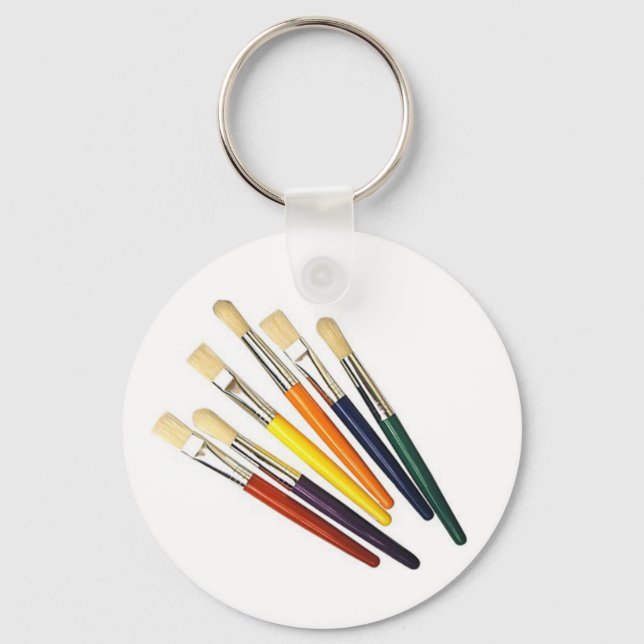 ARTIST PAINT BRUSHES keychain (Front)