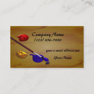 Artist Painters Palette Business Card