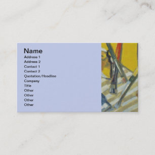 Artist Painter's Palette Colourful Paint  Business Card