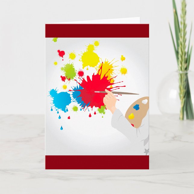 Artist Painting Greeting Cards (Creator Uploaded)