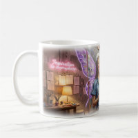Artist Painting Nurse Angel Wings NYC Mug