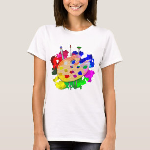 Artist Palette And Brushes T-Shirt