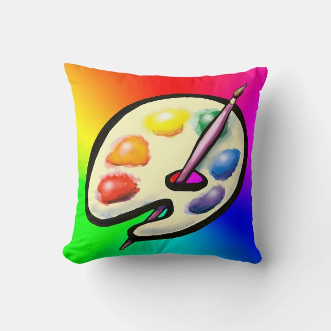 Artist Palette Cushion (Front)