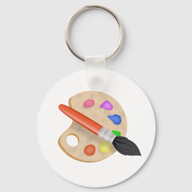 Artist Palette Key Ring (Front)