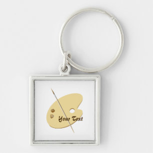 Artist Palette Premium Keychain