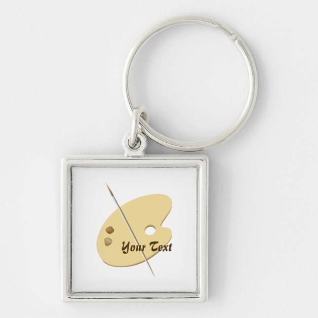 Artist Palette Premium Keychain (Front)