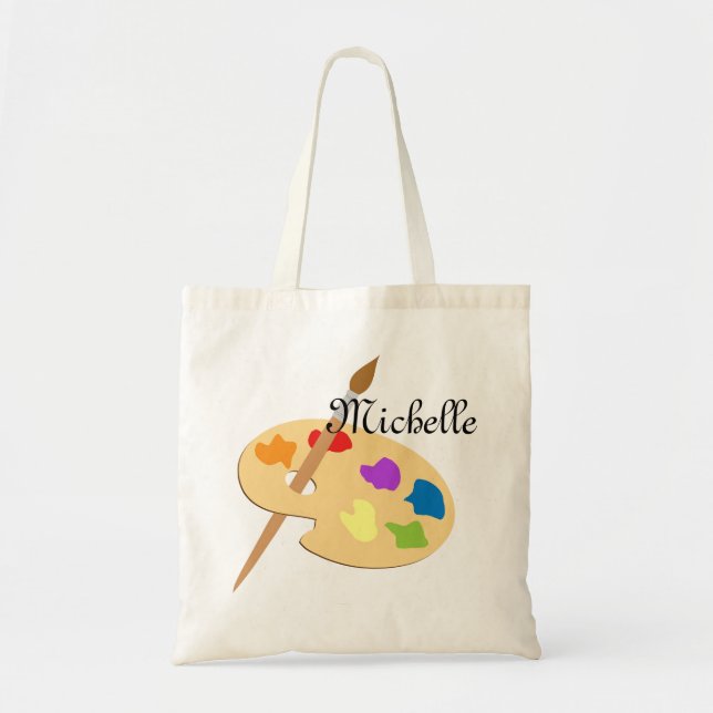 Artist Palette Tote Bag (Front)