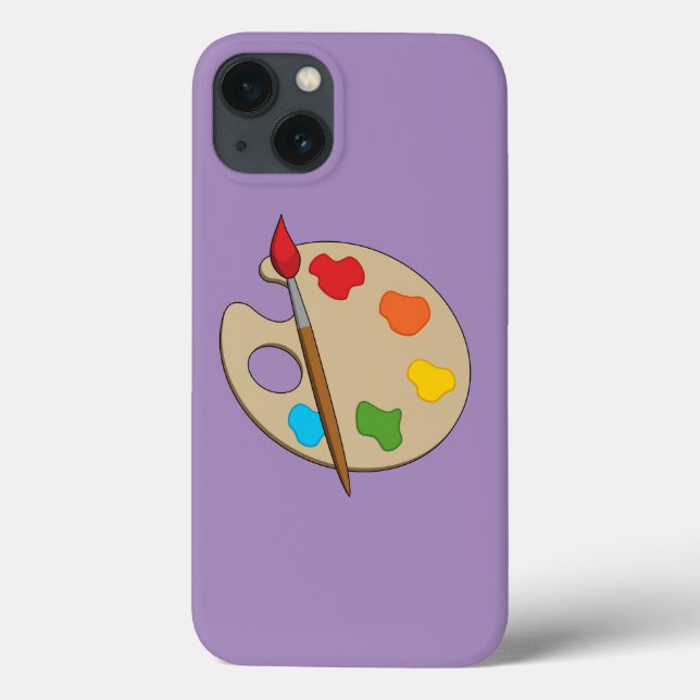 Artist Palette with Paint Brush Case-Mate iPhone Case (Back)