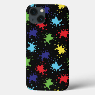 Artist palettes paint splatter iPhone 13 case