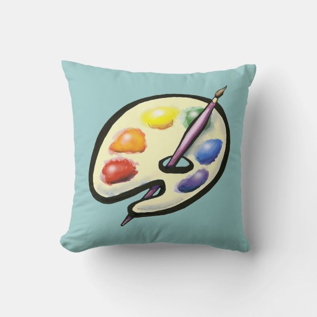 Artist Pallet Cushion (Front)