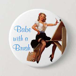 Artist Pin-Up 7.5 Cm Round Badge