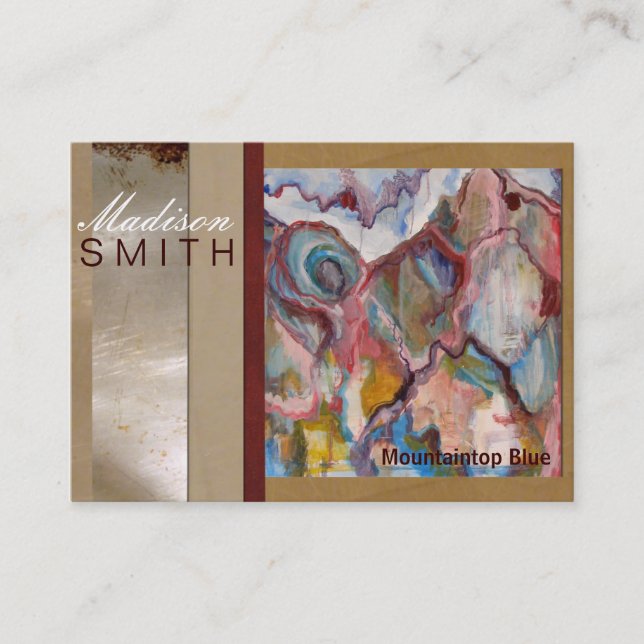 Artist Professional Business Card (Front)