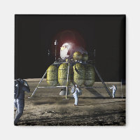 Artist rendition of a new spaceship to the moon 2