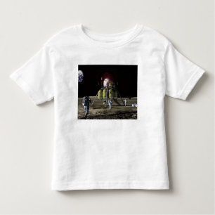 Artist rendition of a new spaceship to the moon 2 toddler T-Shirt