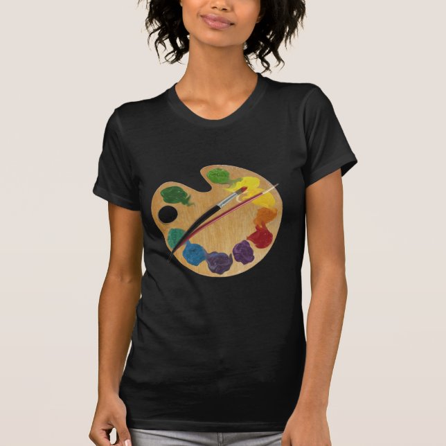 Artist`s palette colour wheel T-Shirt (Front)