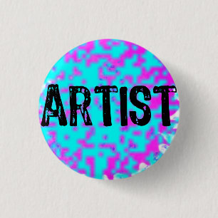 Artist- Small Spatters 3 Cm Round Badge
