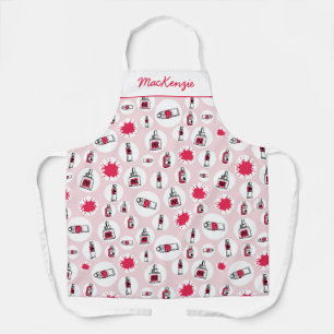 Artist Smock Art Supplies Pattern Personalised Apron