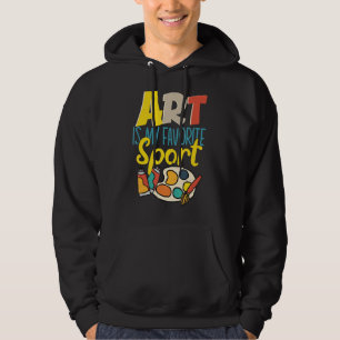 Artist Sport Gif Artist Painter Hoodie