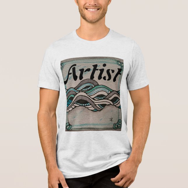 Artist  Tri-Blend shirt (Front)
