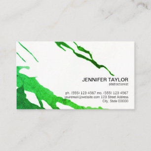 Artist   Vibrant (Green)   Variation Business Card