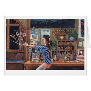 Artist With Perspective Machine