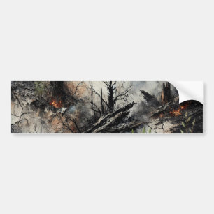 Artistic Abstract Bumper Sticker