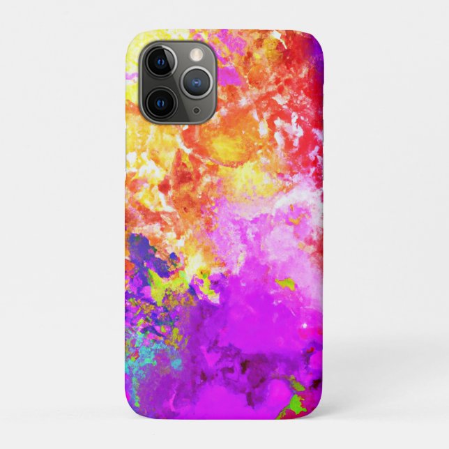 Artistic Abstract Colour Explosions Case-Mate iPhone Case (Back)