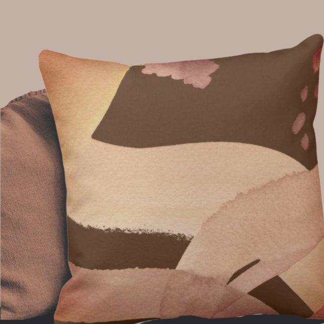 Artistic Abstract | Earthy Neutral Colour Palette Cushion (Creator Uploaded)