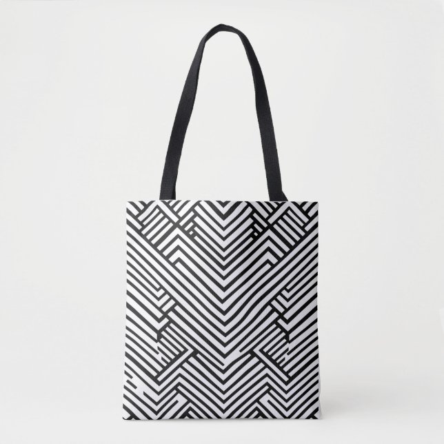 Artistic Abstract Pattern Seamless Tote Bag (Front)