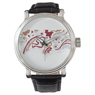 Artistic Abstract Pattern Watch
