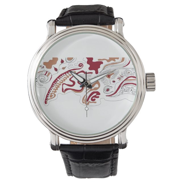 Artistic Abstract Pattern Watch (Front)