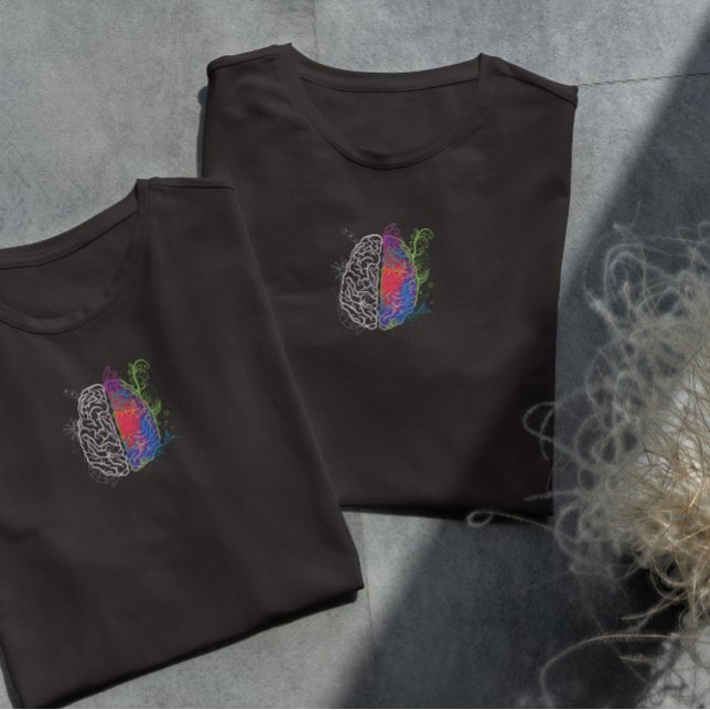 Artistic And Logical Brain T-Shirt (Creator Uploaded)