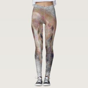 artistic animal chipmunk 2 leggings