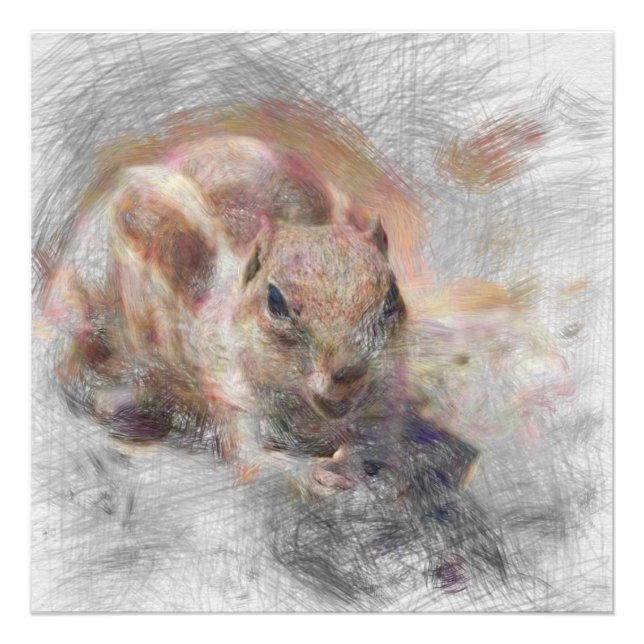 artistic animal chipmunk 2 photo print (Front)