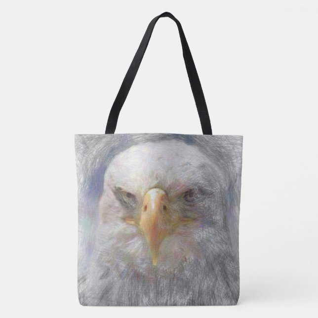 Artistic Animal eagle. Tote Bag (Front)