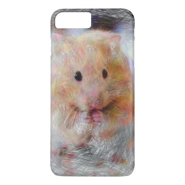 artistic animal hamster Case-Mate iPhone case (Back)