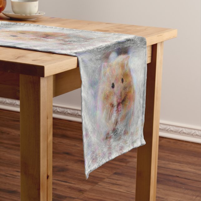 artistic animal hamster medium table runner (In Situ)