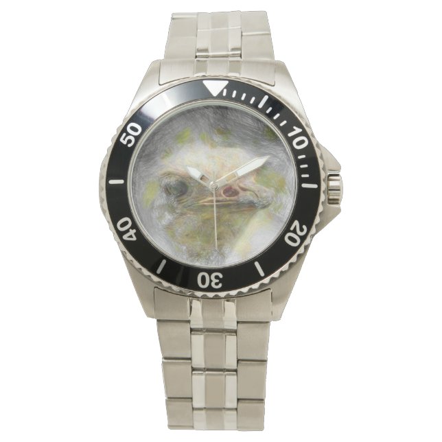 artistic animal ostrich watch (Front)