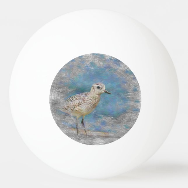 artistic animal small bird ping pong ball (Front)