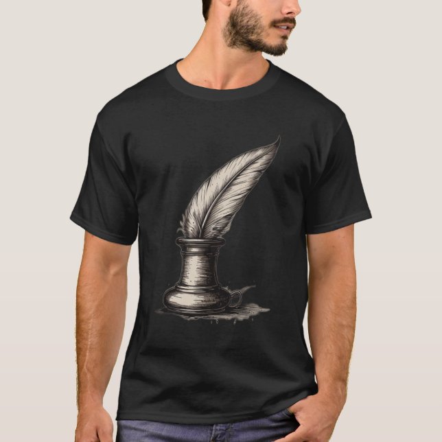 Artistic Apparel for Literary Fans T-Shirt (Front)