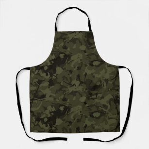 Artistic Army Camo Pattern Apron